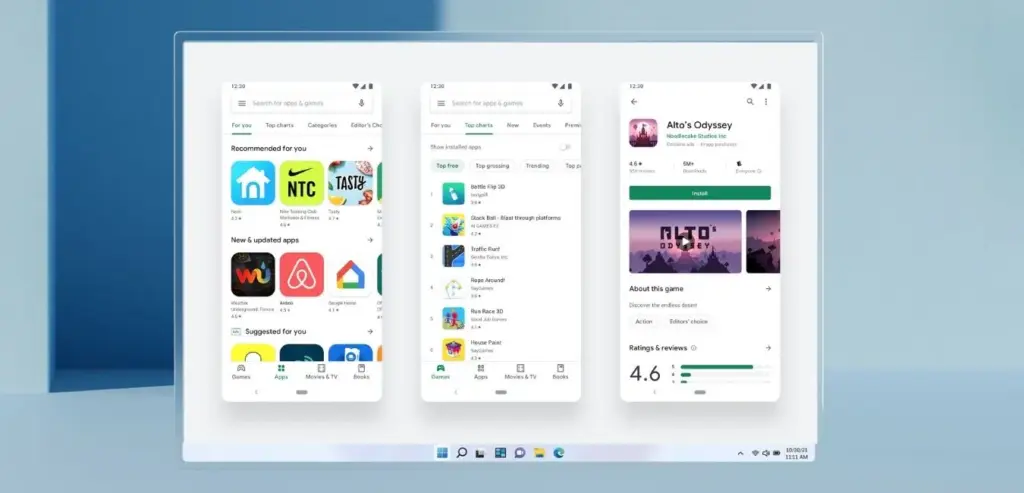 Windows Subsystem for Android with Google Play Store Gapps