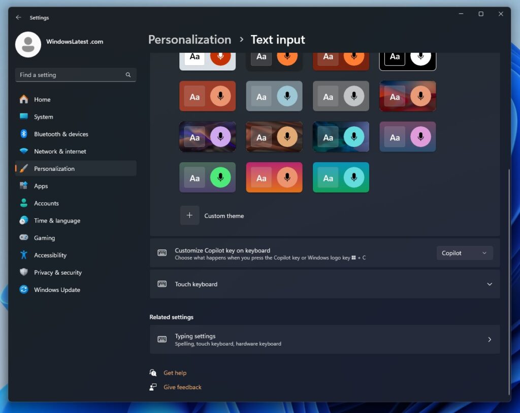 Change Copilot key shortcut 1